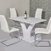 White Gloss Dining Tables (Photo 8 of 25)