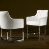 White Leather Dining Chairs (Photo 13 of 25)
