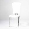 White Leather Dining Chairs (Photo 5 of 25)