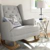 White Wicker Rocking Chair For Nursery (Photo 12 of 15)