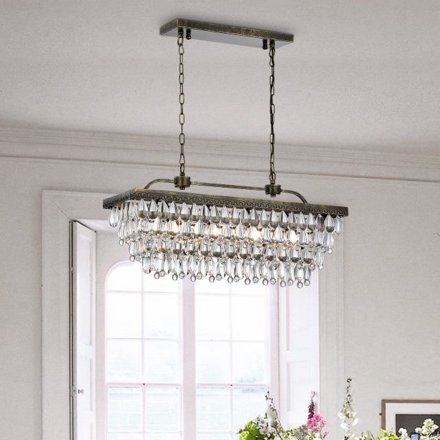 25 Collection of Whitten 4-light Crystal Chandeliers