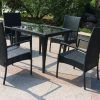 Wicker And Glass Dining Tables (Photo 11 of 25)