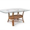 Wicker And Glass Dining Tables (Photo 1 of 25)