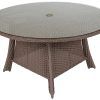 Wicker And Glass Dining Tables (Photo 20 of 25)