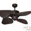 Wicker Outdoor Ceiling Fans With Lights (Photo 8 of 15)