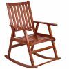 Wicker Rocking Chair With Magazine Holder (Photo 14 of 15)