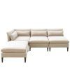 4Pc Alexis Sectional Sofas With Silver Metal Y-Legs (Photo 7 of 25)