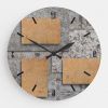 Abstract Wall Art With Clock (Photo 5 of 15)