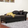 Black Leather Chaise Lounge Chairs (Photo 8 of 15)