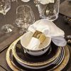 Modern Gold Dining Tables With Clear Glass (Photo 17 of 25)
