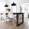 Eames Style Dining Tables With Wooden Legs (Photo 6 of 16)