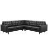 3 Piece Leather Sectional Sofa Sets (Photo 13 of 15)