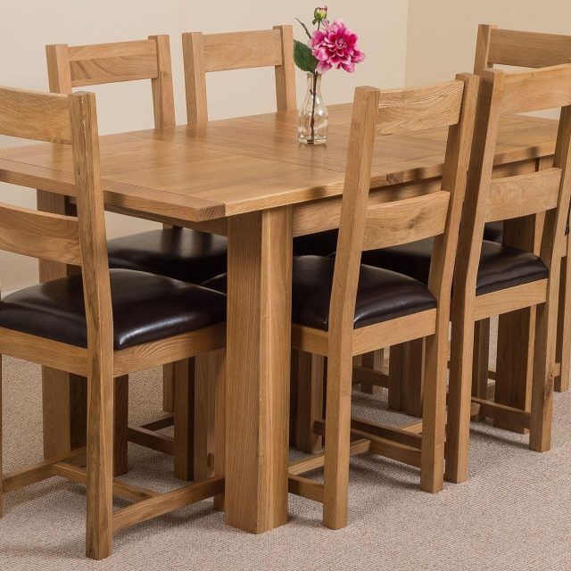 25 Inspirations Light Oak Dining Tables and 6 Chairs