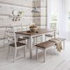 Combs 5 Piece 48 Inch Extension Dining Sets With Pearson White Chairs (Photo 9 of 25)