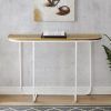 White Triangular Console Tables (Photo 8 of 15)