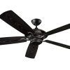 Black Outdoor Ceiling Fans (Photo 12 of 15)