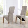 Oak Fabric Dining Chairs (Photo 6 of 25)