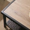 Outdoor 2-Tiers Storage Metal Coffee Tables (Photo 10 of 15)