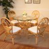 Wicker And Glass Dining Tables (Photo 6 of 25)