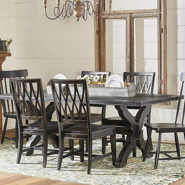 25 Inspirations Magnolia Home Sawbuck Dining Tables