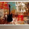 Guitar Canvas Wall Art (Photo 3 of 15)