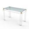 Silver And Acrylic Console Tables (Photo 15 of 15)