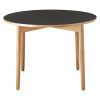 Solid Wood Circular Dining Tables White (Photo 25 of 25)
