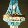 Turquoise Gem Chandelier Lamps (Photo 6 of 15)