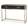 White Marble Gold Metal Console Tables (Photo 8 of 15)