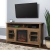 Wood Highboy Fireplace Tv Stands (Photo 11 of 15)