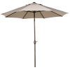 Wiechmann Push Tilt Market Sunbrella Umbrellas (Photo 10 of 25)