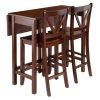 Winsome 3 Piece Counter Height Dining Sets (Photo 4 of 25)