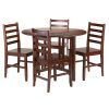 Alamo Transitional 4-Seating Double Drop Leaf Round Casual Dining Tables (Photo 17 of 26)