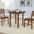 25 Collection of Transitional 3-piece Drop Leaf Casual Dining Tables Set