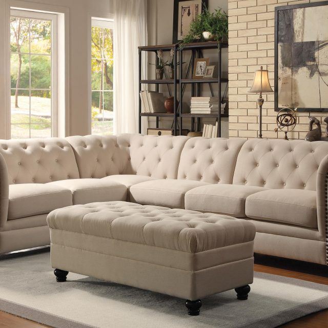 15 Best Collection of Tufted Sectional Sofas with Chaise