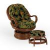 Wicker Rocking Chairs And Ottoman (Photo 7 of 15)