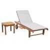 Wood Outdoor Chaise Lounges (Photo 14 of 15)