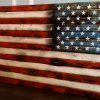 Wooden American Flag Wall Art (Photo 2 of 15)