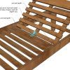 Wood Outdoor Chaise Lounges (Photo 11 of 15)