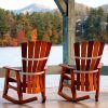 Wooden Patio Rocking Chairs (Photo 15 of 15)