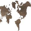 Wooden World Map Wall Art (Photo 2 of 15)