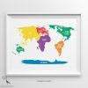 World Map Wall Art For Kids (Photo 7 of 15)