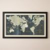 World Map Wall Art Framed (Photo 10 of 15)