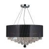 Chandeliers With Black Shades (Photo 9 of 15)