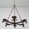 Wrought Iron Chandeliers (Photo 7 of 15)