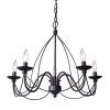 Wrought Iron Chandelier (Photo 11 of 15)