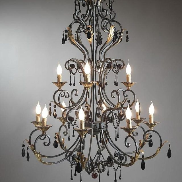 15 Photos Wrought Iron Chandeliers
