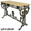 Wrought Iron Console Tables (Photo 8 of 15)