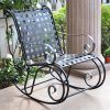 Wrought Iron Patio Rocking Chairs (Photo 6 of 15)