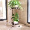 Wrought Iron Plant Stands (Photo 4 of 15)